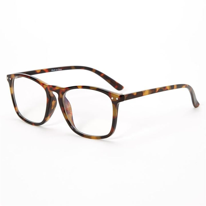Blue Light glasses - Tortoise Shell brown, style 2 - | Fashiongirl
