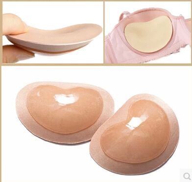 Bra inserts - Heart shaped push up pads for bra - Beige - Shapewear | Fashiongirl