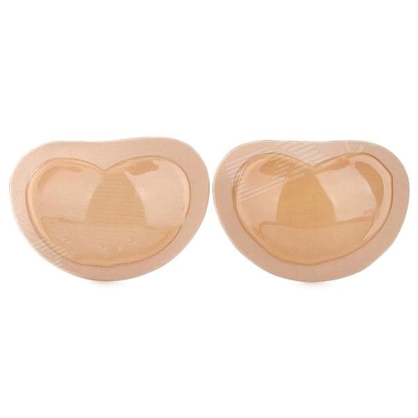 Bra inserts - Heart shaped push up pads for bra - Beige - Shapewear | Fashiongirl