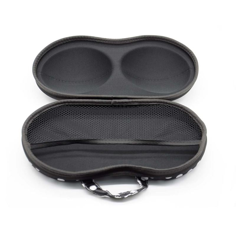 Bra storage bag - Black with white dots - Shapewear | Fashiongirl