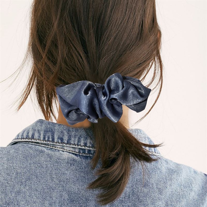 Chris Rubin Aris XL Scrunchie - Black - Hair Accessories