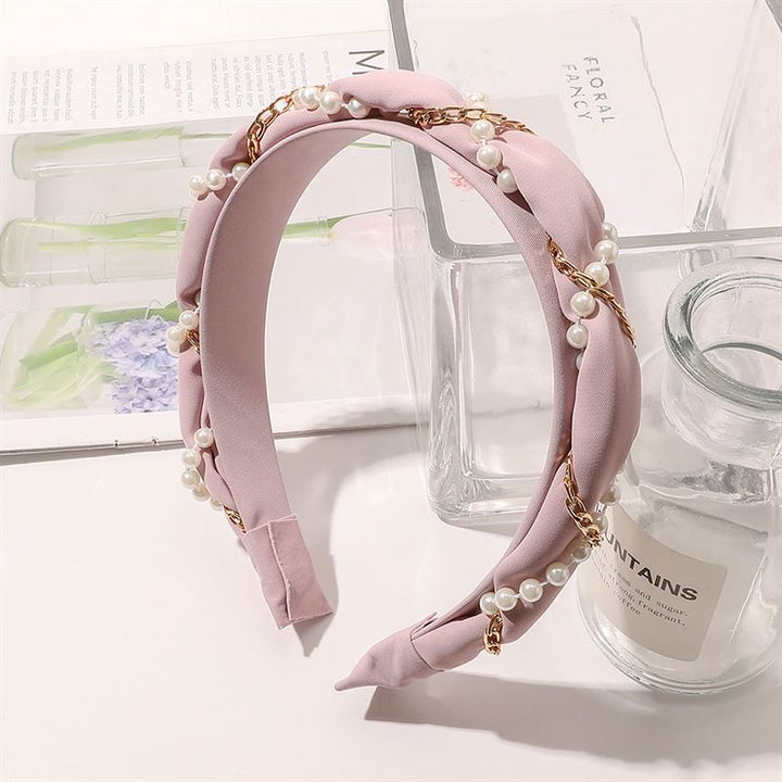 Chris Rubin Kiko Headband - Soft Pink - Hair Accessories | Fashiongirl