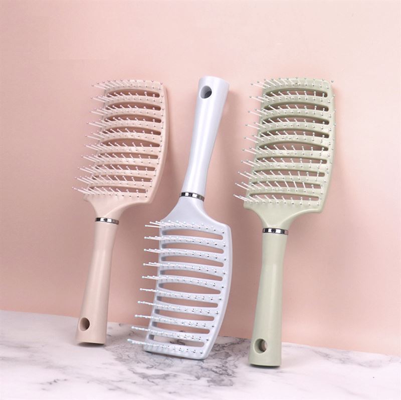 Detangling Vented Hair Brush - Green - Hair Styling tool | Fashiongirl