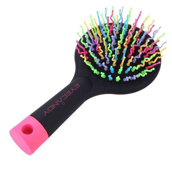 Detangling Volume Hair Brush with mirror - Hair Styling tool | Fashiongirl