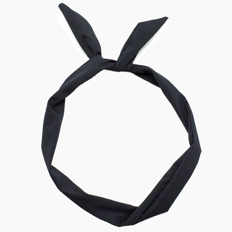 Flexi Hairband with steel wire - black - Hair Accessories | Fashiongirl