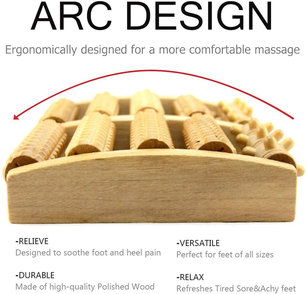 Foot massage - wooden foot massager - Acupressure - | Fashiongirl