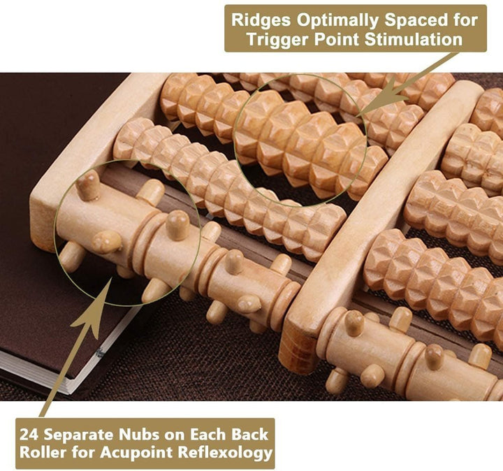 Foot massage - wooden foot massager - Acupressure - | Fashiongirl