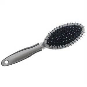 Hair Brush Oval Cushion - Silver - Hair Styling tool | Fashiongirl