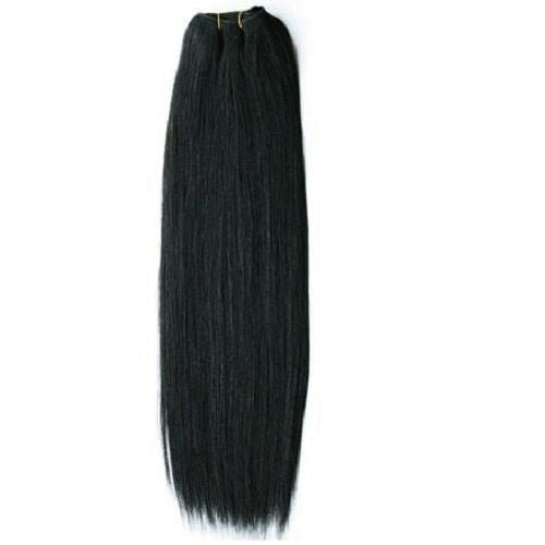 Hair Weft Weft hair extensions 50 cm black 1# - | Fashiongirl