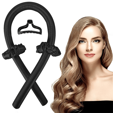 Heatless Hair Curlers - Get beautiful curls without heat - Black - Hair Styling tool | Fashiongirl