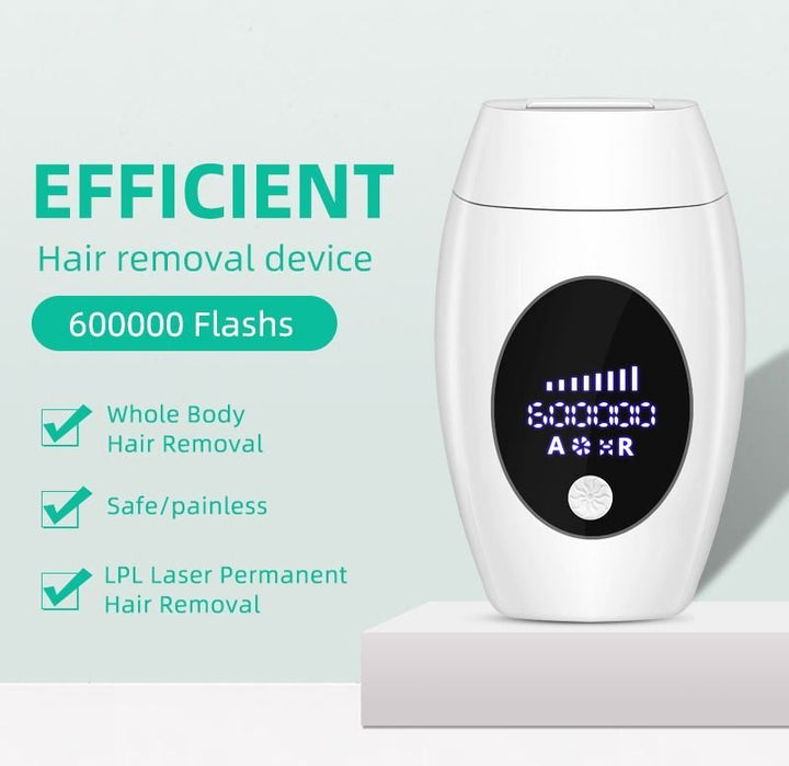 IPL Laser Epilator - Fjerner Hår på Krop og Ansigt med LCD display - | Fashiongirl