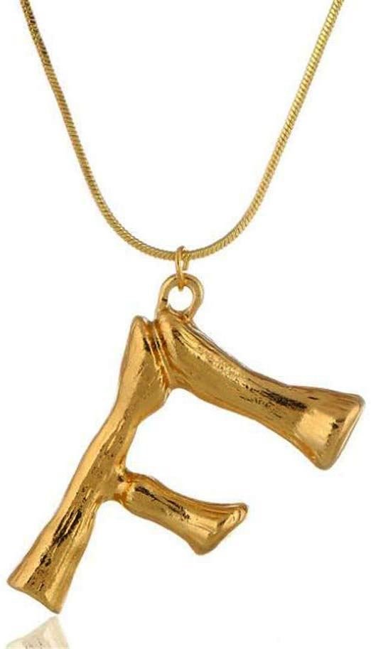 Letter necklace - Bamboo fl. variants - | Fashiongirl