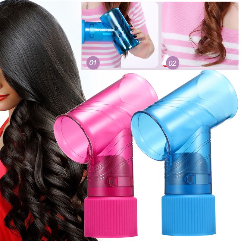 Magic Wind Curler Diffuser - nozzle for hair dryer, pink - Hair Styling tool | Fashiongirl