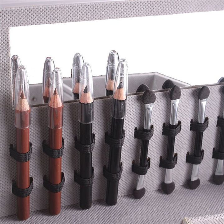 Miss Rose Multifunctional Aluminium Makeup Palette Box - | Fashiongirl