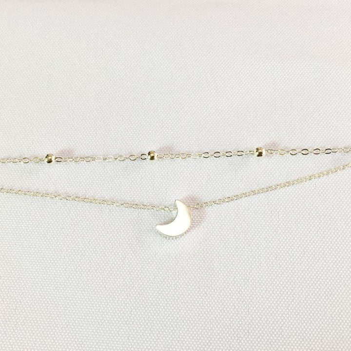Moon ankle chain - | Fashiongirl