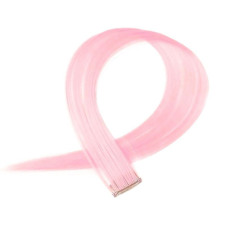 Pink, 50 cm - Crazy Colour Clip On - | Fashiongirl