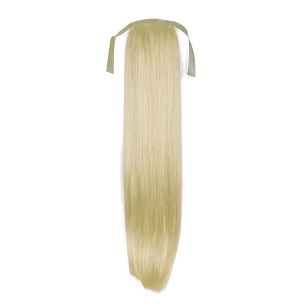 Pony tail Fibre extensions straight Light blonde 60# - | Fashiongirl