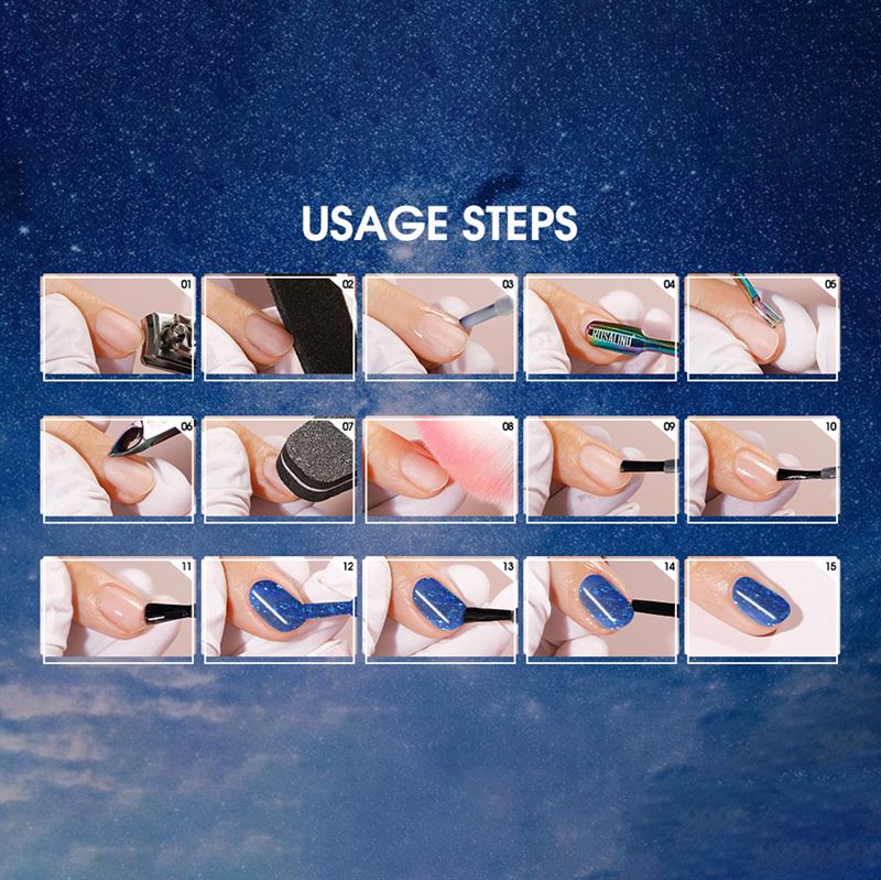 ROSALIND Glitter Gel Polishes / Nail Polish (RAI - JLTC6 - 10) - | Fashiongirl