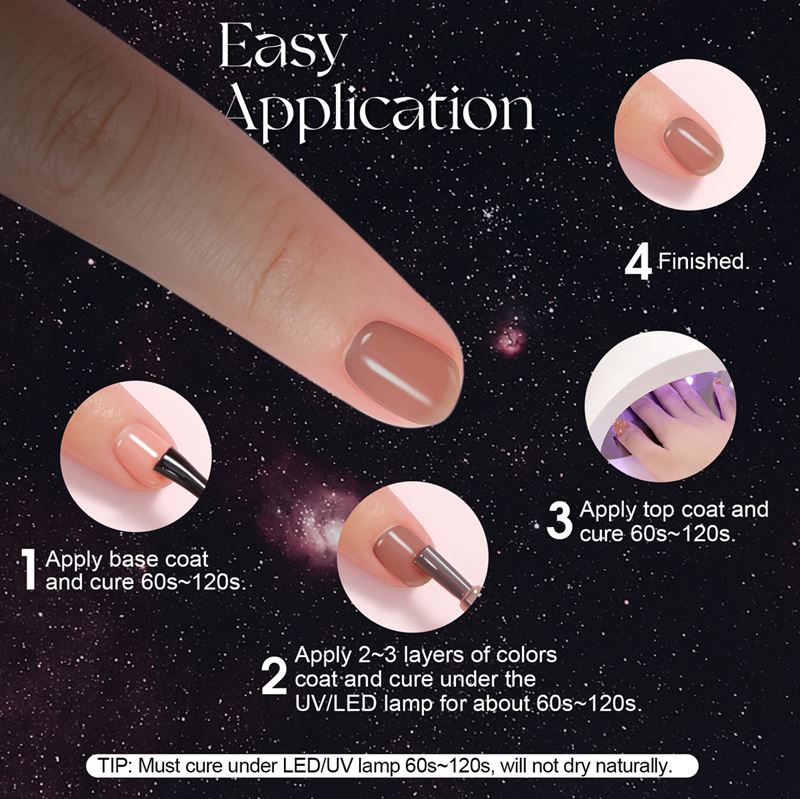 ROSALIND Mini Gel Polishes / Nail Polish - Neutral Collection (RATC6 - 012) - | Fashiongirl