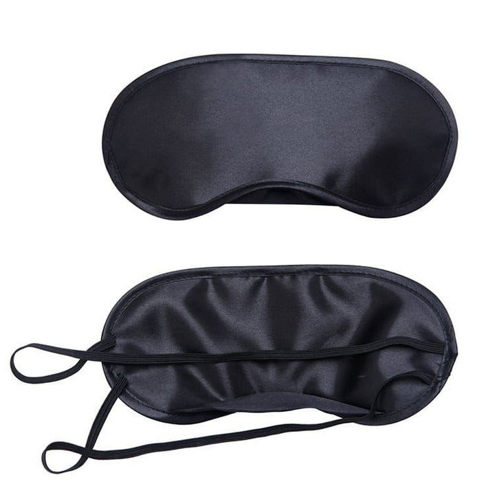 Satin Sleeping Mask - Classic Comfort, Black - | Fashiongirl