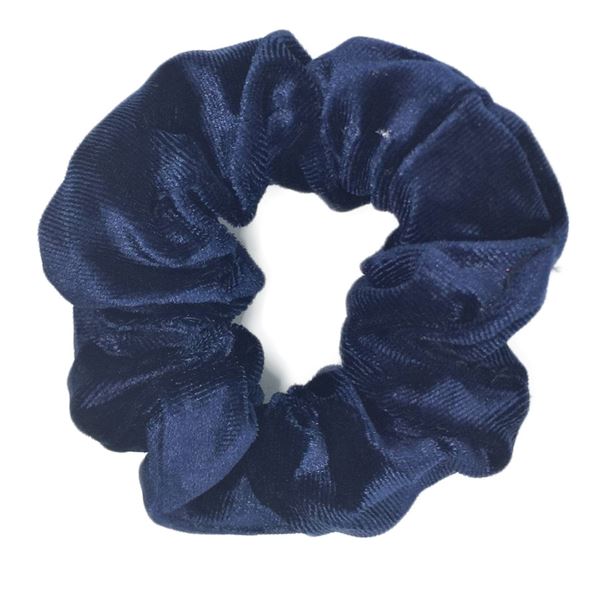 Scrunchie Hair Elastic - Dark Blue - Hair Accessories