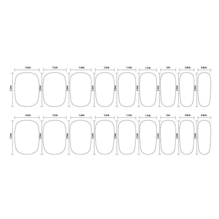 Semi Cured Gel Nail Stickers / Self - adhesive nail polish - Cherry (JK - 041) - | Fashiongirl