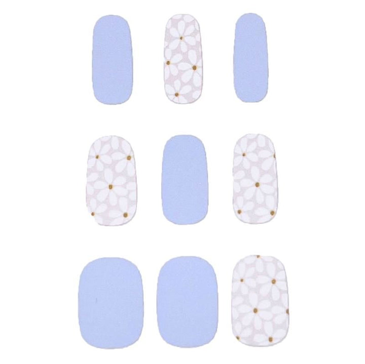 Semi Cured Gel Nail Stickers / Self - adhesive nail polish - Winter Flower (JK - 006) - | Fashiongirl