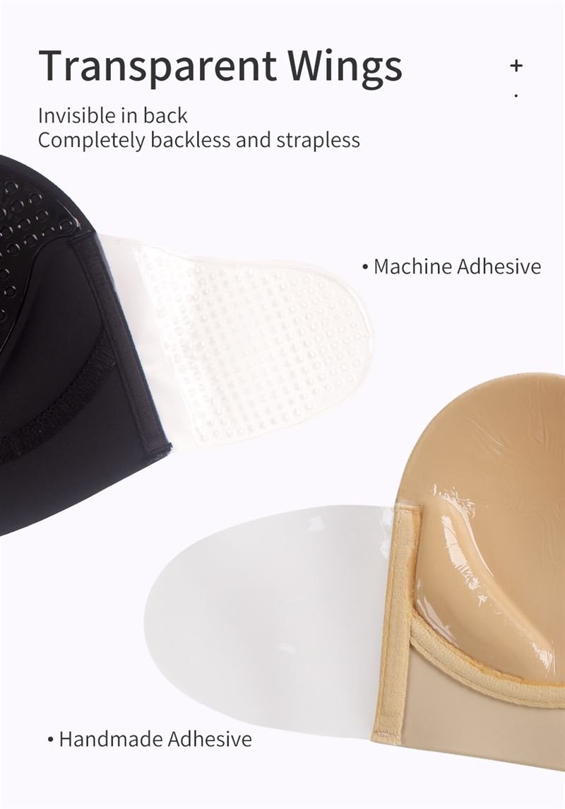 Shapelux Deep U - shaped Self - fitting Bra - Beige - Shapewear | Fashiongirl