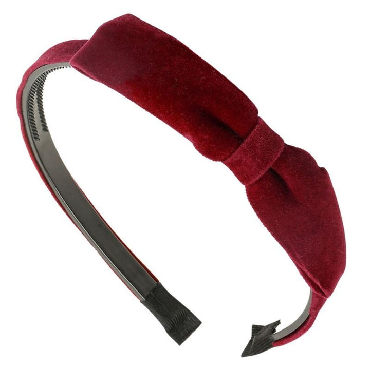 SOHO Beata Bow Headband - Red - Hair Accessories | Fashiongirl