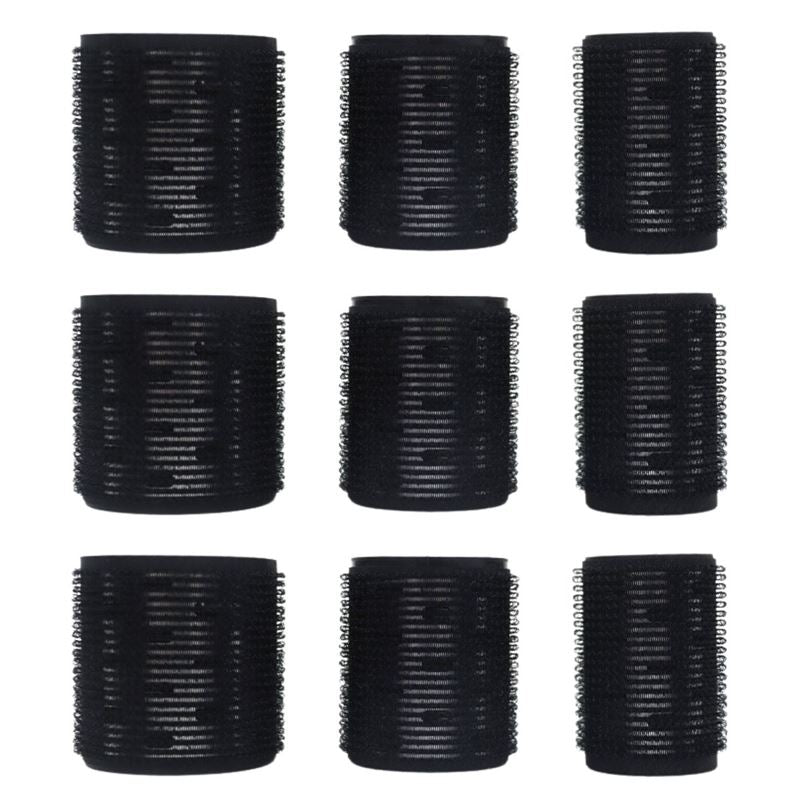 SOHO Ceramic Thermal Hair Rollers 60/50/40 MM Velcro Curlers / Hair Rollers - 9 pcs - Hair Styling tool | Fashiongirl