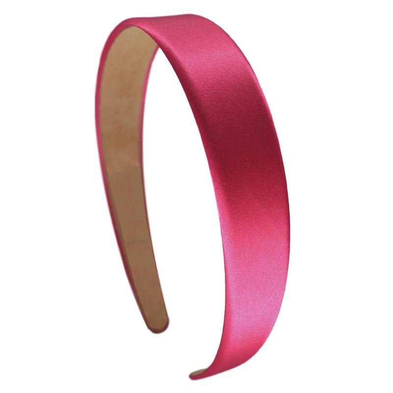 SOHO Classic Satin Headband - Pink - Hair Accessories