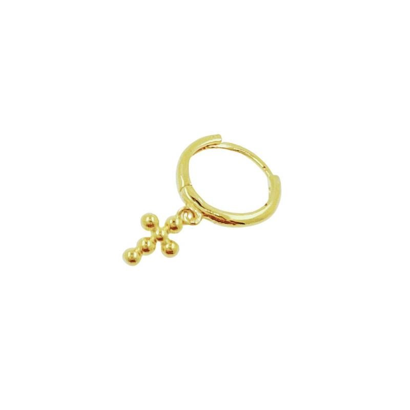 SOHO Cross Earrings - Gold - | Fashiongirl