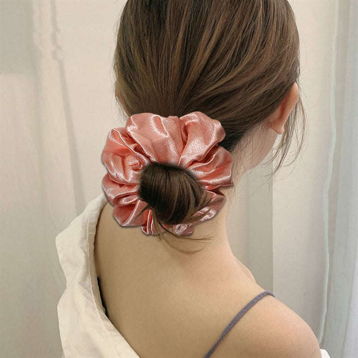 SOHO Dina Ponytail Scrunchie Spiral - Black - Hair Accessories