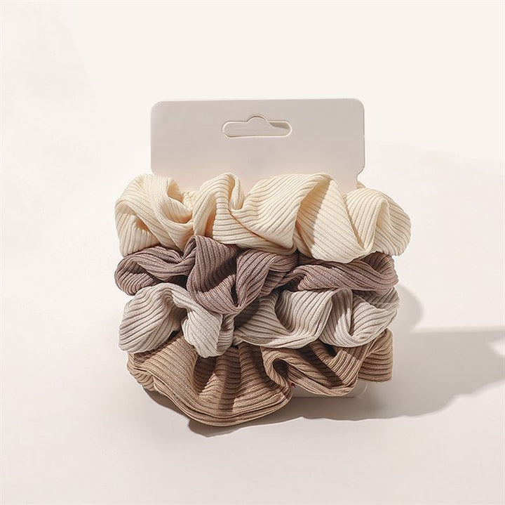 SOHO Ivory Scrunchies - set of 4 - Hair Accessories