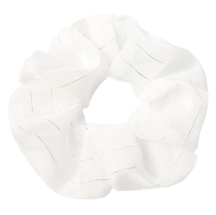 SOHO Jinn Scrunchie - White - Hair Accessories