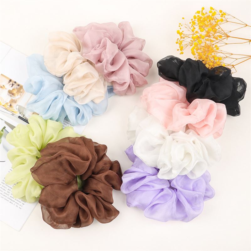 SOHO Keeya Scrunchie - Light Blue - Hair Accessories