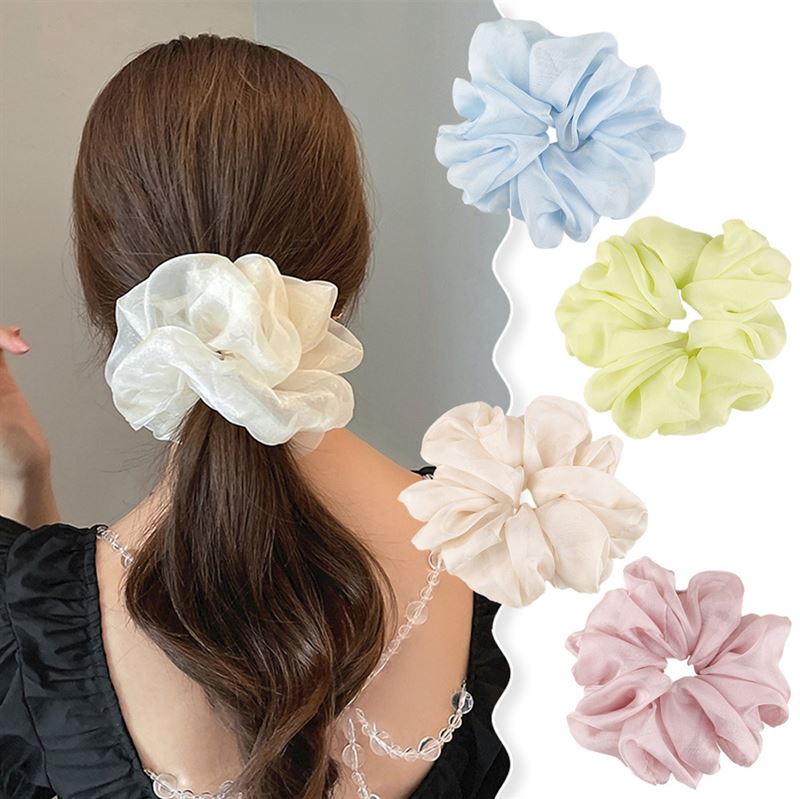 SOHO Keeya Scrunchie - Light Blue - Hair Accessories