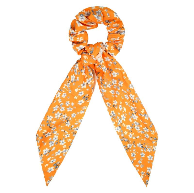 SOHO Scrunchie with scarf - Orange - Hair Accessories