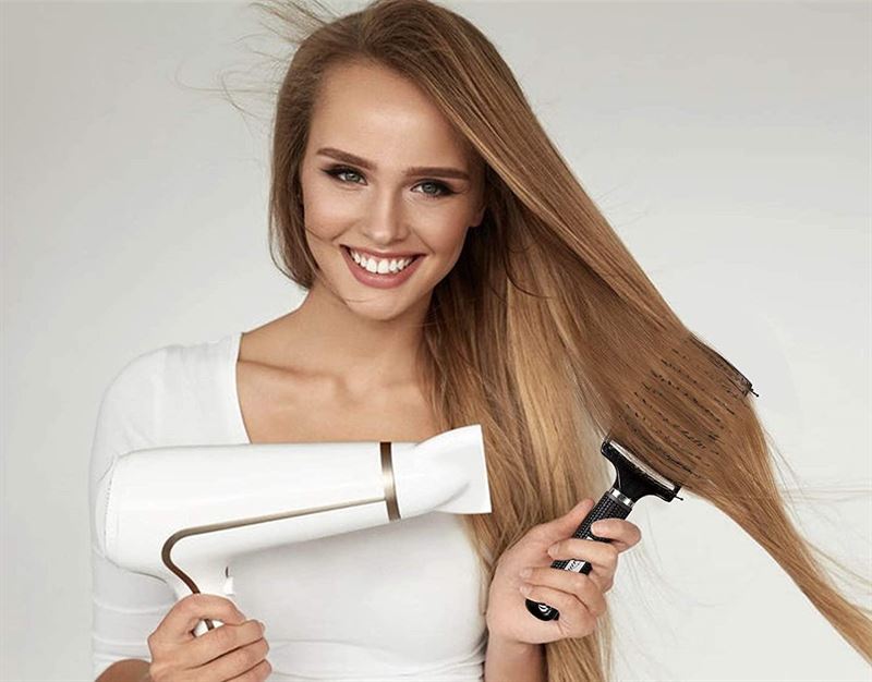 TBC Detangling Hair Brush with Boar Hair - Black - Hair Styling tool