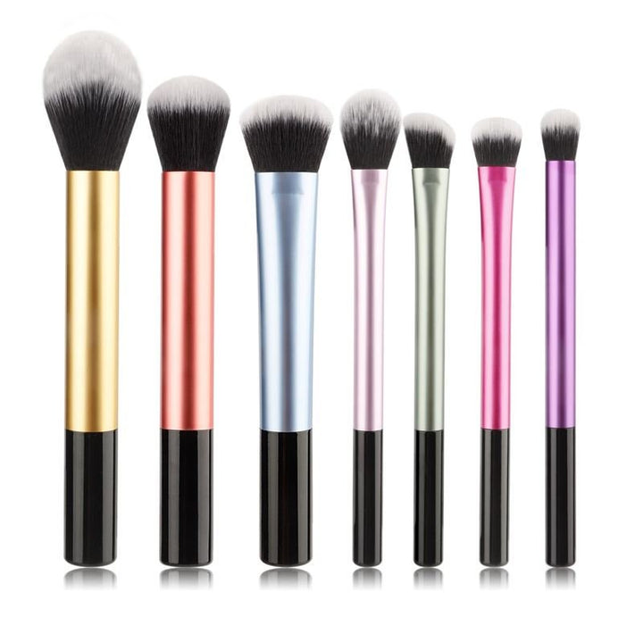 Technique PRO Rainbow Pastel Makeup Brush Set - 7 pcs - Hair Accessories