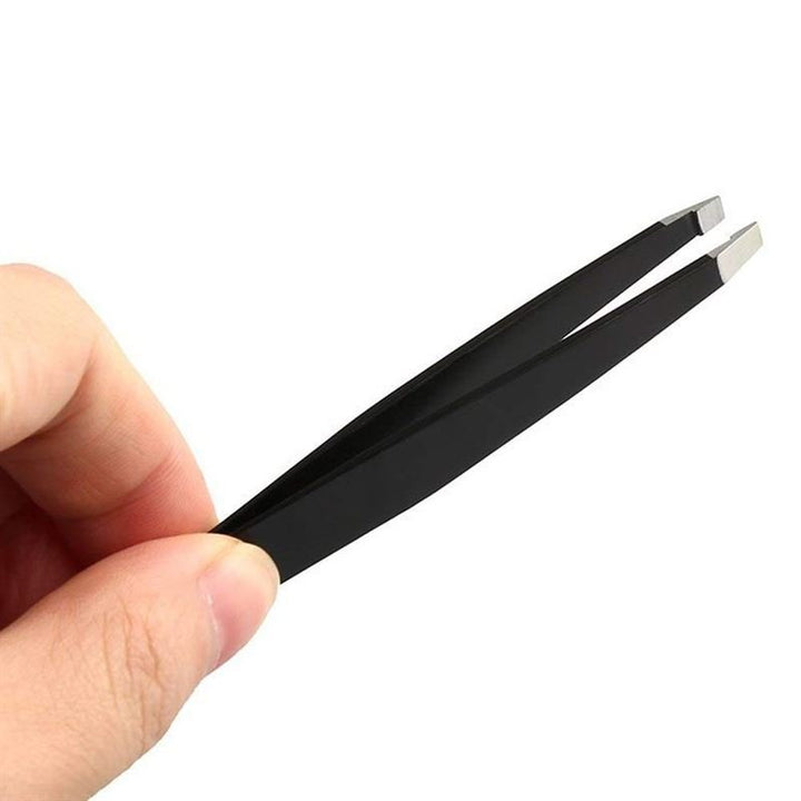 Tweezers / Tweezer 3 set with leather case | for eyebrow plucking and hair removal - | Fashiongirl