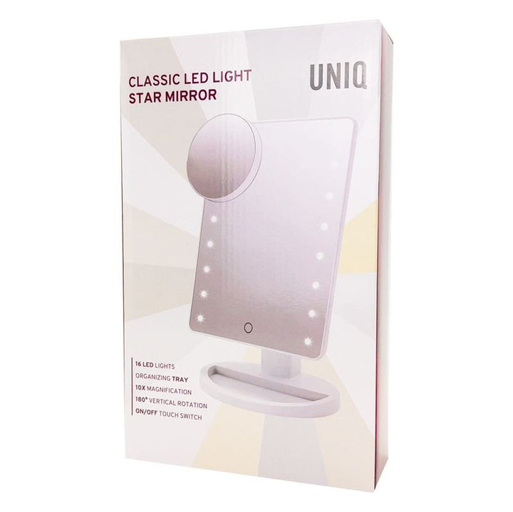 UNIQ Classic Star Makeup Mirror - White - | Fashiongirl