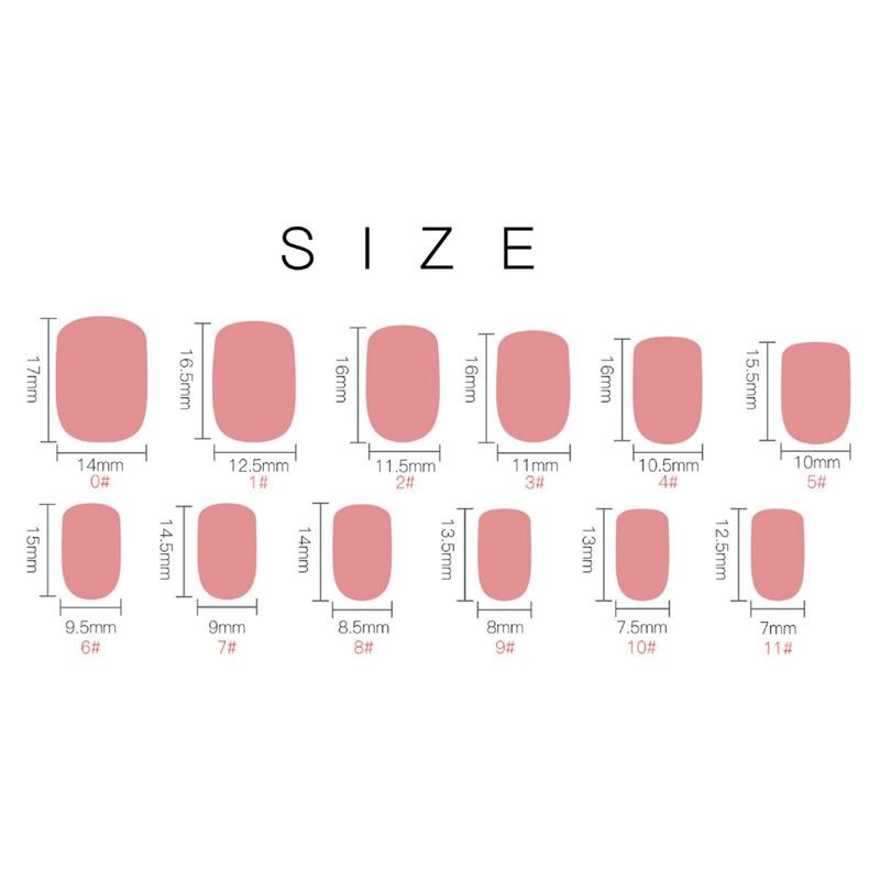 UNIQ Click On / Press On Manicure Nails - Sunshine - 24 pcs - | Fashiongirl