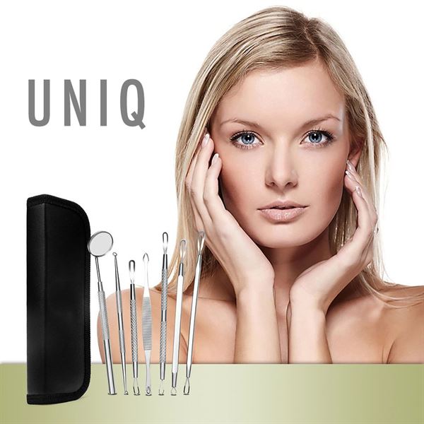 UNIQ Complete Blackhead Remover Kit with Comedon Spear - Blackhead