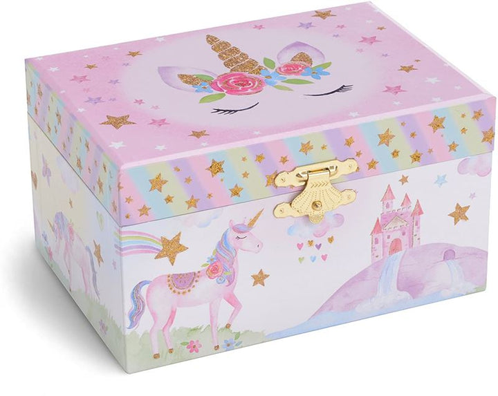UNIQ Kids Jewellery Box with Music Ballerina (Unicorn) - Pink/White - Jewelry Box