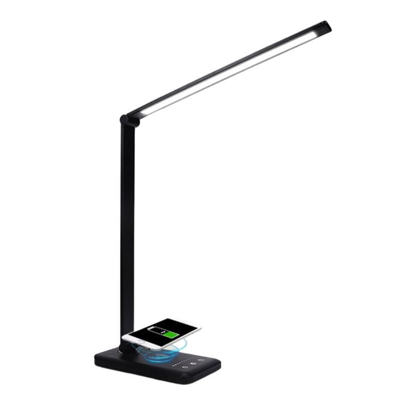 UNIQ LED Nail Table Lamp with wireless charging - Black - | Fashiongirl
