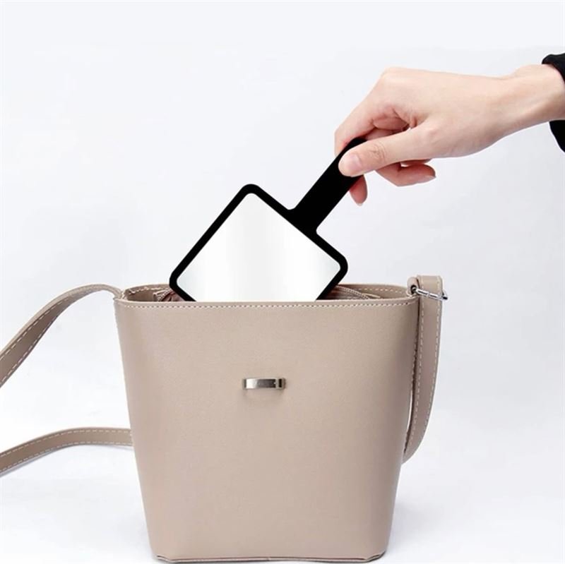 UNIQ Mini Handheld Mirror - Black - | Fashiongirl