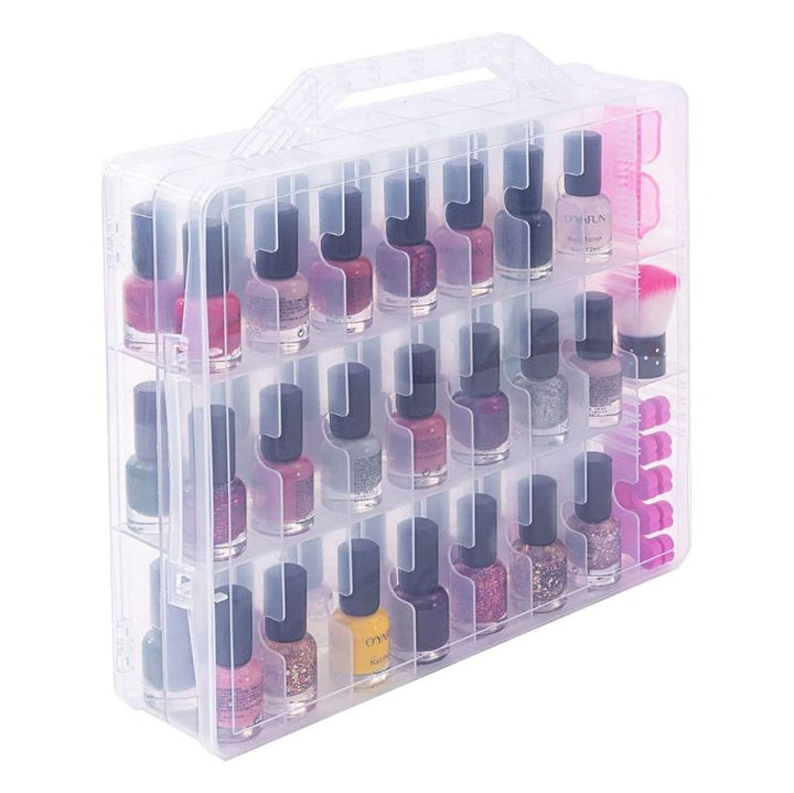 UNIQ Nail Polish Universal Organiser - storage with 48 compartments - | Fashiongirl