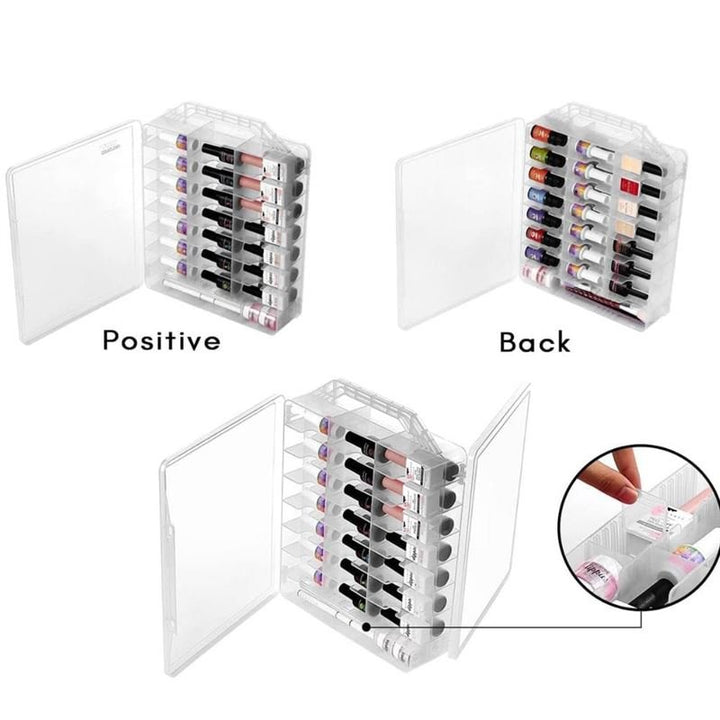 UNIQ Nail Polish Universal Organiser - storage with 48 compartments - | Fashiongirl