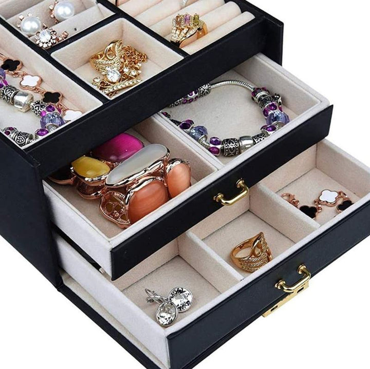 UNIQ Nellia Jewellery Box - Black - Jewelry Box